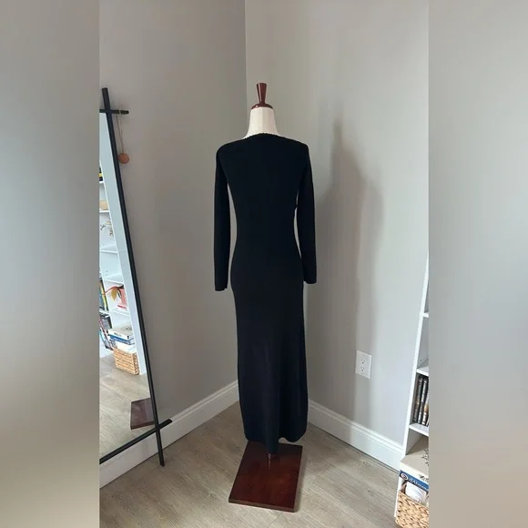 🔮 Sezane 🔮 Nour Dress Black - Size XS EUC - Picture 3 of 14